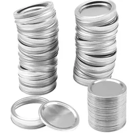 Drinkware Lid NEW 70MM/86MM Regular Mouth Bands Split-type Leak-proof for Mason Jar Canning Lids Covers with Seal Rings DHL 4.23 s