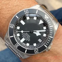 U1 TOP AAA Pelagos 3a Kalite Üst Erkekler Saatler M25600TB Seramik Çember Swiss Saat Bronz Serisi Otomatik Mekanik Safir Aydınlık Geneve Holluwatch T298