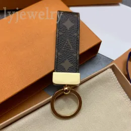 Dragonne Designer Keychain Canvas Lovers Lovers Trinkets Gired Portable Mini Luxury Portachiavi Дизайнерский дизайнерский пакет сумки шарм буквы металлические детали PJ047 F23