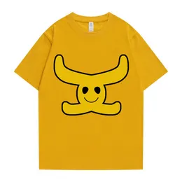 T-shirt Little Monster da uomo Merci europee Manica corta estiva top da donna spirito divertente maglietta maglietta di fascia alta Abbigliamento per bambini ins