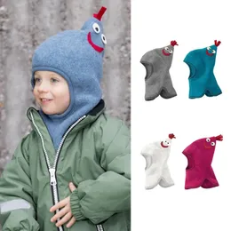 Czapki czapki czapki dziecięce czapki jesień i zimowe zwierzęce modelowanie chłopców dzianina miękka i urocza ochrona ucha czapka dziecięca odzież 231108