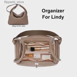 Sacos cosméticos para Lindy Her 26 Mes 30 34 Bolsa Organizador Inserir Bolsa de maquiagem interna de nylon premium com zíper Bolsa feminina de luxo Tote Shaper Q231108