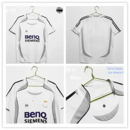 Vintage Retro Serisi 06 07real Madrids Ana Sayfa Fifaaward Siemens Vintage T-Shirt Açık Giyim Bellingham Camavinga Erkek Klasik Oyuncu Versiyonu Futbol Formaları