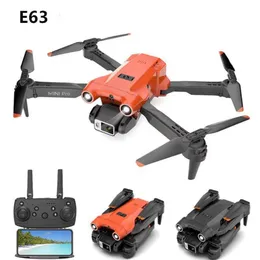 Newly Mini drone E63 Foldable Pocket Quadcopter with 4K Camera WIFI App Control UAV