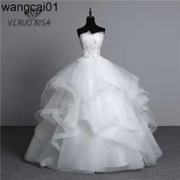 فساتين الحفلات الأزياء الكلاسيكية صور حقيقية صور خمر اللؤلؤ الأبيض فساتين الزفاف 2022 Vestidos de Noiva Bridal Bridal Bridal Plus أحزمة الحجم 0408H23