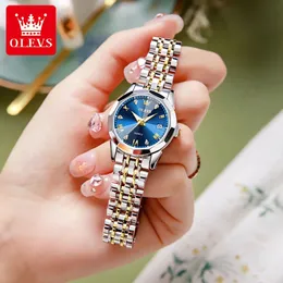 Kadın Saatleri Taxau Orijinal Saat Kadınlar Paslanmaz Çelik Su Geçirmez Kuvars Saatler Elmas Dial Elegant Ladies Holwatch Reloj Para Mujer 231107