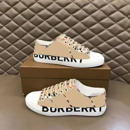 Luxusmarke Casual Canvas Schuhe Designer Herren Vintage Plaid Monogramm Plateau Sneakers B22 Lace-up Flat Stripe Damen Sneakers