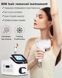 808 Diode Hair Removal Machine 3 Wavelength RF Professional Ce Approval 755nm 808nm 1064nm Hair Remov Salon