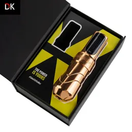 آلة الوشم DK Professional FK Max Tattoo Machine Cartridge Pen Wireless Batter Ben Pen مع بطاريتين لفنانين الوشم 231108