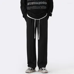 Calças masculinas -Juventude Y2K Harajuku Baggy Sweatpants Harem Moda Coreana Ginásio Perna Larga Japonês Streetwear Corredores