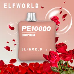 Orijinal Marka Elf World PE10000 Önceden doldurulmuş şarj edilebilir pil e Sigara Kalemi Toptan E-Sigara Tek Kullanımlık Vape 10000 12000 15000 puf 5% 2% 2 OEM markası