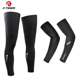 Arm Leg Warmers X-Tiger Cycling Leg Protection Summer Fitness Running Cycling Arm Leg Warmer Men Women Racing Road Bike Cycling Leg Sleeves Sets 231109