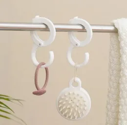 Portable Multifunctional S-shaped Hook Kitchen Home Durable Organizer S Windproof Hook Lock Hook Plastic Hanger