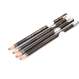 Eyebrow Enhancers 4 Pieces/Lot Pull Eyebrow Waterproof Pencil For Permanent Eyebrow Cosmetic Beauty Makeup Brown 231109