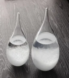 Storm Glass Weather Glass Weather Forecast Bottle 205115cm Desktop Drops Crystal Tempo Water Drop Globes Creative Storm Glass5984974