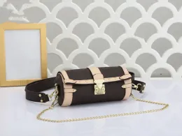 2023 modedesigner väska papillon stam crossbody axelväska klassiska kvinnor gamla blommor messenger tygväska toppkvalitet läder handväska dam