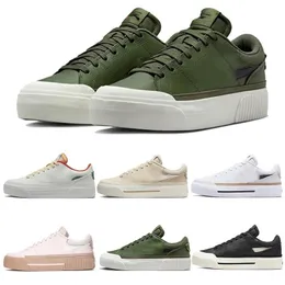 Designer Shoes Back to School Court Legacy SLP WMNS Lift Student Series Low Top Classic All Black Match Leisure Sports Platform Small White Green Sneakers Big