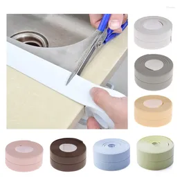 벽 스티커 부엌 목욕 밀봉 스트립 자체 접착 테이프 방수 싱크 싱크 모서리 욕실 화장실 틈새 수리