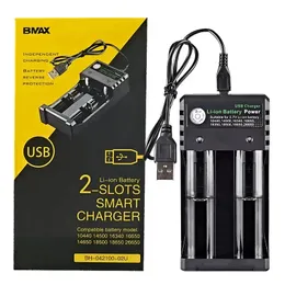 18650 ładowarki Smart 1 2 3 4 Gniazda ładowarka USB do ładowania litowej ładowarki litowej litowo-jon uniwersalny 10400 14500 16650 18500 18350 Sprzęt do ładowania