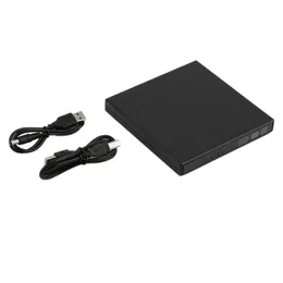 Freeshipping Super Slim USB 20 External CDRW DVDRW DVDRAM Burner Drive Writer For Laptop PC Promotion White Black Wwwqi