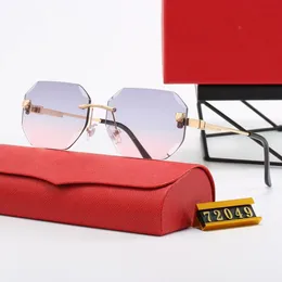 Gafas de sol de diseñador clásicas de moda para hombres y mujeres Gafas de sol de lujo polarizadas Piloto Gafas de sol de gran tamaño UV400 Gafas Marco de PC Lente Polaroid S72049