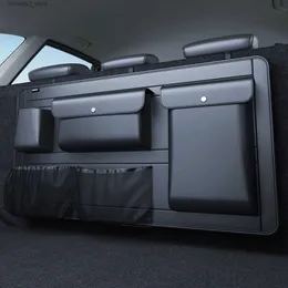 منظم السيارات عالي السعة قابلة للتعديل مربع تخزين السيارة Backseat 5 أكياس الجذع منظم متعدد الاستخدامات PU الجلود منظمي الظهر الظهر مع حقيبة Q231109
