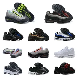 2023 Scarpe da ginnastica 95 Scarpe da corsa da uomo casual 95s 25th Anniversary Classic OG Triple Solar Rosso Nero Bianco Blu Club Neon Cork Greedy Grigio scuro Runner Sneakers