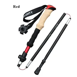 Ski Poles Outdoor Retractable Defense Cane Nature Hike Equipmen Tourism Trekking Climbing Telescopic Stick Ski Poles CA09 231109