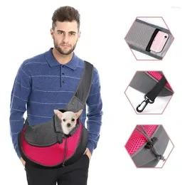 Dog Carrier Pet Outgoing Portable Bag Single Shoulder Cross Body Cat Backpack Supplies