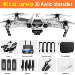 P5 Drone 4K Dual Camera Professional Aerial Photography Infraröd hinder Undvikande quadcopter RC Helicopter