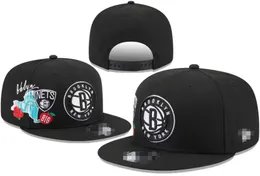 Brooklyn''Nets''Ball Caps 2023-24 Unisex-Baseballkappe Snapback-Hut Finals Champions Locker Room 9FIFTY Sonnenhut Stickerei Frühling Sommerkappe Großhandel Mützen