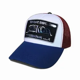 Canvas Ball Kepsar Designers Keps TRUCKER HATT Mode Bokstäver Baseball Hattar Män kvinna Casquette Justerbar Elfenben Justerbar Kupol