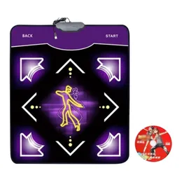 Dance Mats Dance Pad For PC Laptop Revolution Mat Sensitive Bodybuilding Step Non Slip USB Interface Home Video Game PVC Fitness Blanket 231108