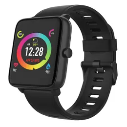 Vibe Lite Smartwatch Black with Heart Rate Blood Oxygen Sleep Monitor Notifications Assisted GPS Workout Tracker Water Resistant iOS