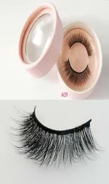 3D Faux Mink Lashes Makeup Cross Galse Eyelashes Eye Lash Extension Handmade Nature Geary العديد من الأنماط للاختيار 7507979