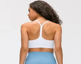 Sexiga kvinnor 2019 Ny solid färg yshaped sportbh skjorta yoga gym väst pushups fitness skjorta underkläder damer springjacka GAT8556667