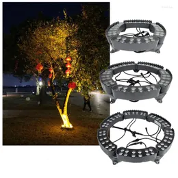 Lampada da esterno per albero IP65 Impermeabile da giardino Lampade sotterranee Illuminazione paesaggistica AC85-265V DC24V RGB Light 12W