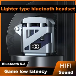 TWS Bluetooth-hörlurar GT02 TWA Earuds Inbyggda mikrofon Trådlös hörlur LED Display Högkvalitativ hörlurar hörlurar hörlur