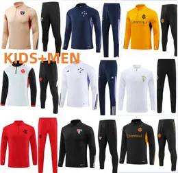 23/24 Flamengo Cruzeiro mens kids soccer tracksuit football jerseys maillot chandal futbol survetement foot jersey sets kit GABI DAVID men trainers training set