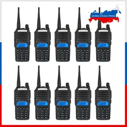 Walkie Talkie 10pcs Baofeng UV-82 5W VHF UHFデュアルバンド136-174400-520MHz UV82双方向ラジオ