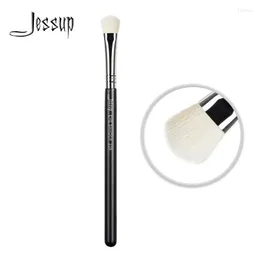 Pinceles de maquillaje Jessup Black / Silver Eye Shading Brush Maquillaje Pelo sintético Sombra de ojos Mango de madera 239Makeup Harr22