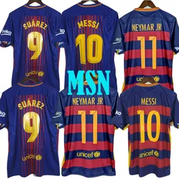 레트로 저지 1314 1415 바르셀로나스 홈 15 16 17 18 18 19 No. 11 Neymarjr Xavi Suarez No. 10 IMSN MOSHOND JERSEY