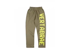 24SS Mens Brand Brand Vertabrae Pants Designer Pants Hellstar Vertabrae Sweat Aun