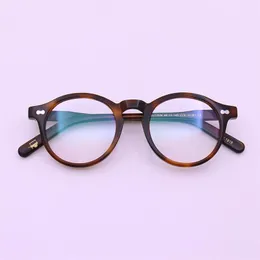 Okulary przeciwsłoneczne ramy Masowe jakość Japońska retro anty niebieskie okrągłe okulary Miltzen Moker Mężczyźni Rama i kobiety okulary recepty