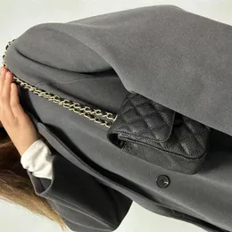 Kvällspåsar Lyxig axelväska för kvinnor kohude läder crossbody designer handväska meddelande