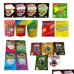 Pakowanie toreb hurtowych gumy gummy mylar plastikowe torby opakowani