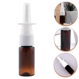 300pcs/lote 15ml Pet Bottle vazio Plástico Garrafas nasais Spray Pulverador de bomba Névoa Spray nariz garrafas para médicos