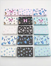 100pcslot Rectangle Shape Butterfly Lash Boxes Packaging for Mink Lashes Paper Material Whole Eyelashes Box Case Empty1220480