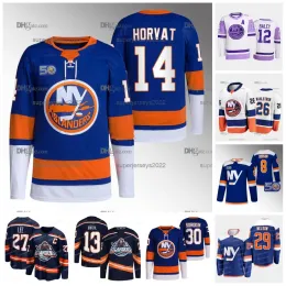 14 Bo Horvat Mathew Barzal Islanders Jersey Brock Nelson Noah Dobson Ilya Sorokin Anders Lee Jean-Gabriel Pageau Zach Parise Scott Mayfield