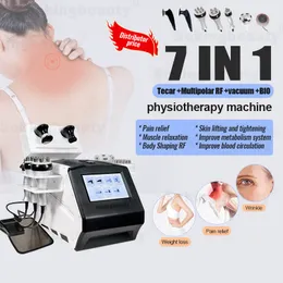 Pain Recovery Indiba 448khz Tecarterapia Deep Heating Body Slimming Vacuum Multipolar RF Diathermy Smart Tecar Machine for Sport Injuries Muscle Relaxation